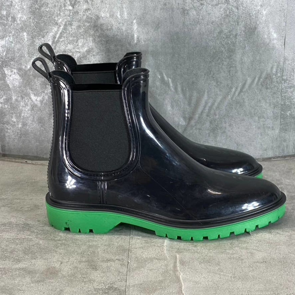 INC International Concepts Black and Green Heeled Boots